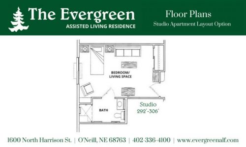 Evergreen Studio Bedroom
